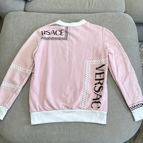 RARE Versace Pink Printed Sweater - Picture 10 of 10